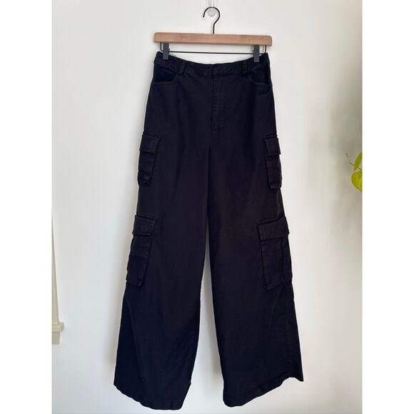 Favorite Daughter Favorite Cargo Wide Leg Pants - Size 8 - Picture 2 of 8